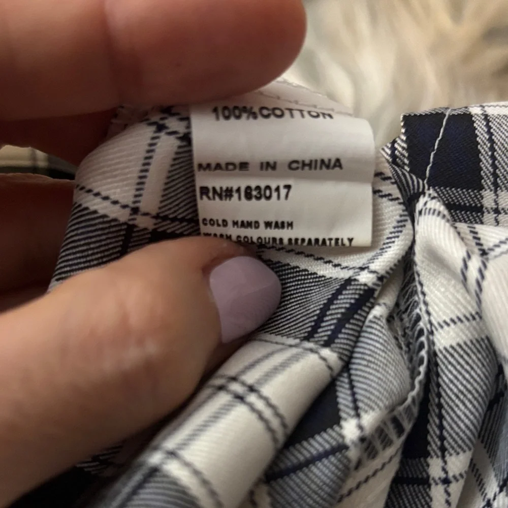 Princess Polly Checkered Pants in Black and White size 6 - Picture 12 of 12